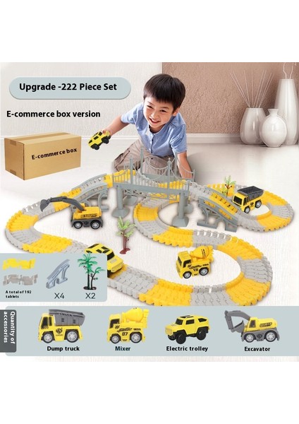 Yeni Lüks Elektrikli Parça Oyuncaklar Mühendislik Araba Tren Çocuk Eğitici Oyuncaklar (Yurt Dışından)