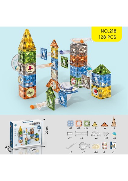 Çocuk Eğitici Montaj Parça Tumbler Blokları Bulmaca Dıy Patchwork Oyuncaklar (Yurt Dışından)