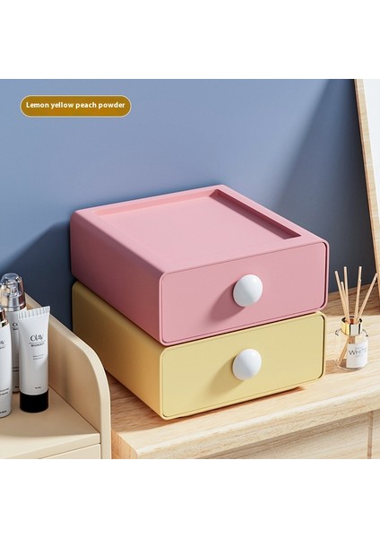 Basit Moda Kırtasiye Düzenleyici Masaüstü Öğrenci Çok Bölmeli Çekmece Yukarı Doğru Istiflenebilir (Yurt Dışından)