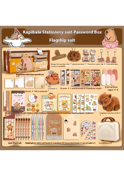 Okul Sezonu Ilkokul Öğrencileri Hediye Kutusu Öğrenme Kırtasiye Dakapi Bara Kırtasiye Seti (Yurt Dışından)