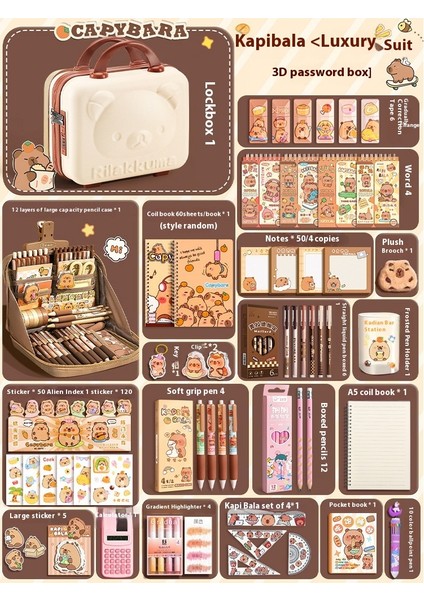 Kapya Kırtasiye Seti Okula Başlangıç Hediye Paketi (Yurt Dışından)