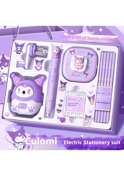 Kuromi Kırtasiye Seti Hediye Kutusu Ilkokul Öğrencileri Için Öğrenme Kırtasiye Paketi (Yurt Dışından)