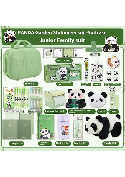 Panda Karapika Kırtasiye Paketi Okul Malzemeleri Hediyeleri Çocuk Kırtasiye Seti (Yurt Dışından)