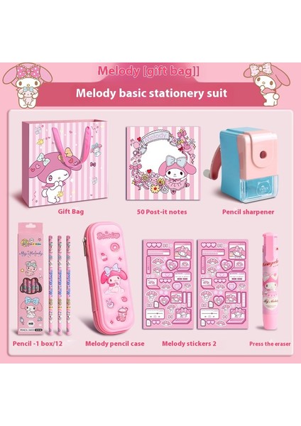 Kuromi Kırtasiye Seti Hediye Kutusu Ilkokul Öğrencileri Için Öğrenme Kırtasiye Paketi (Yurt Dışından)