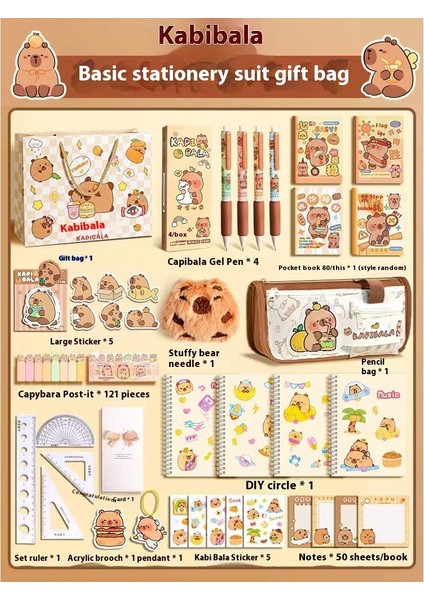Panda Karapika Kırtasiye Paketi Okul Malzemeleri Hediyeleri Çocuk Kırtasiye Seti (Yurt Dışından)