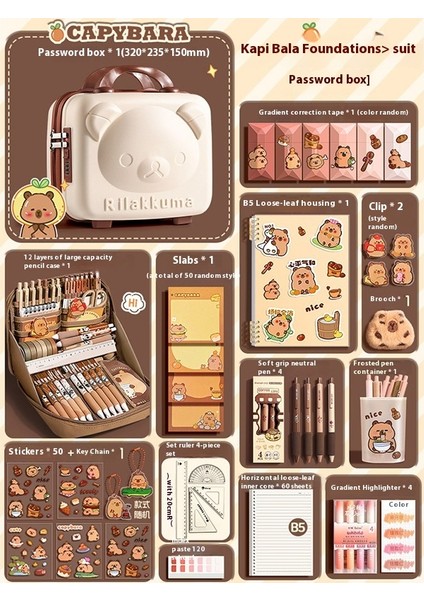 Kapya Kırtasiye Seti Okula Başlangıç Hediye Paketi (Yurt Dışından)