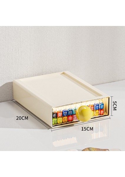 Basit Moda Kırtasiye Düzenleyici Masaüstü Öğrenci Çok Bölmeli Çekmece Yukarı Doğru Istiflenebilir (Yurt Dışından)