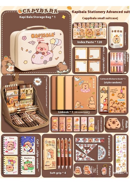 Kapya Kırtasiye Seti Okula Başlangıç Hediye Paketi (Yurt Dışından)
