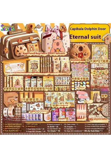 Kapya Kırtasiye Seti Okula Başlangıç Hediye Paketi (Yurt Dışından)