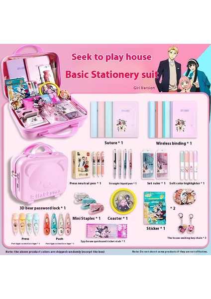 Kırtasiye Malzemeleri Komple Çocuk Kalem Çantası Seti Sezon Açılış Hediye Paketleri (Yurt Dışından)