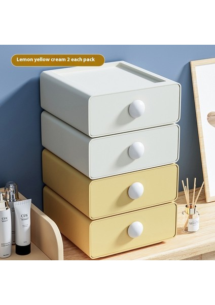 Basit Moda Kırtasiye Düzenleyici Masaüstü Öğrenci Çok Bölmeli Çekmece Yukarı Doğru Istiflenebilir (Yurt Dışından)