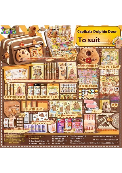 Kapya Kırtasiye Seti Okula Başlangıç Hediye Paketi (Yurt Dışından)