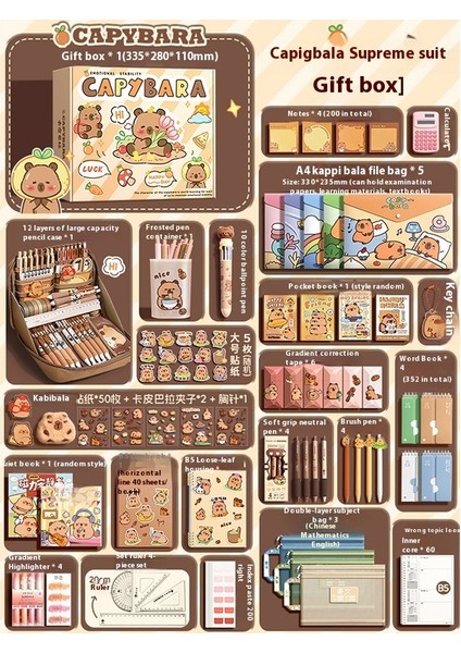 Kapya Kırtasiye Seti Okula Başlangıç Hediye Paketi (Yurt Dışından)