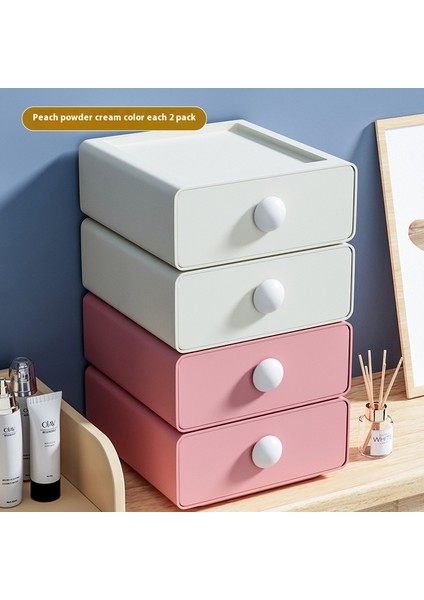 Basit Moda Kırtasiye Düzenleyici Masaüstü Öğrenci Çok Bölmeli Çekmece Yukarı Doğru Istiflenebilir (Yurt Dışından)