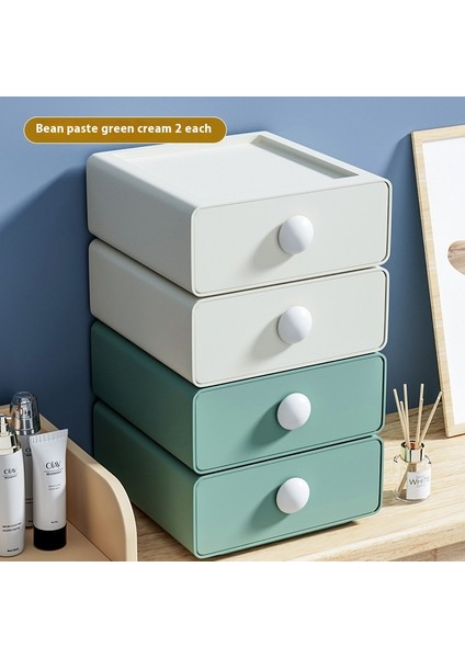 Basit Moda Kırtasiye Düzenleyici Masaüstü Öğrenci Çok Bölmeli Çekmece Yukarı Doğru Istiflenebilir (Yurt Dışından)