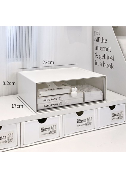 Basit Moda Kırtasiye Düzenleyici Masaüstü Öğrenci Çok Bölmeli Çekmece Yukarı Doğru Istiflenebilir (Yurt Dışından)