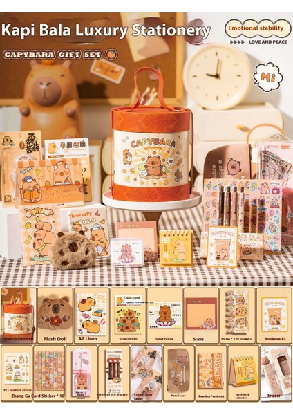 Kapya Kırtasiye Seti Okula Başlangıç Hediye Paketi (Yurt Dışından)