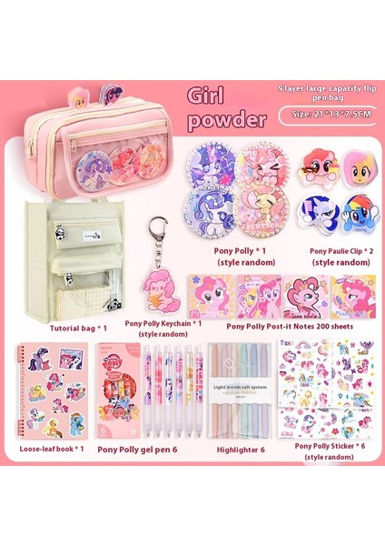 Kırtasiye Malzemeleri Komple Çocuk Kalem Çantası Seti Sezon Açılış Hediye Paketleri (Yurt Dışından)