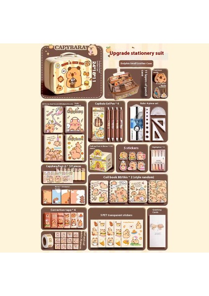 Kapya Kırtasiye Seti Okula Başlangıç Hediye Paketi (Yurt Dışından)