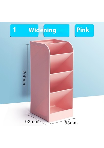 Markör Düzenleyici Eğik Uçlu Kalemlik Çekmeceli Kalem Kutusu (Yurt Dışından)