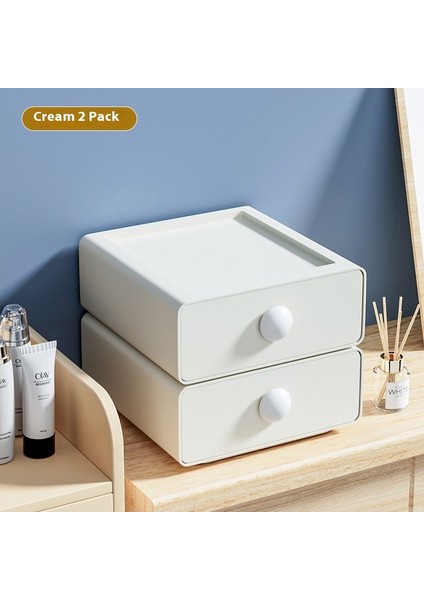 Basit Moda Kırtasiye Düzenleyici Masaüstü Öğrenci Çok Bölmeli Çekmece Yukarı Doğru Istiflenebilir (Yurt Dışından)