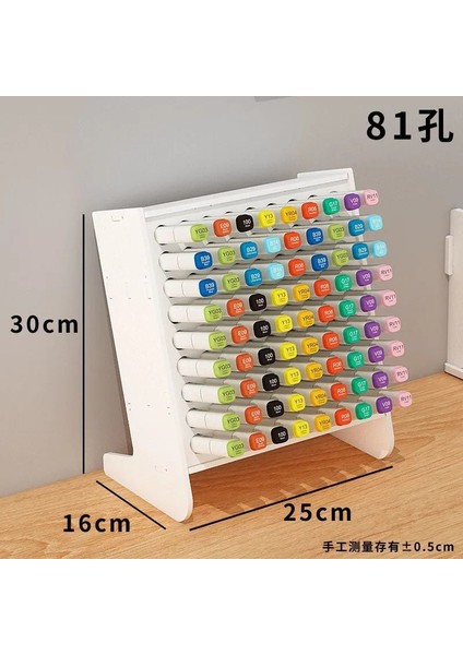 Markör Düzenleyici Eğik Uçlu Kalemlik Çekmeceli Kalem Kutusu (Yurt Dışından)