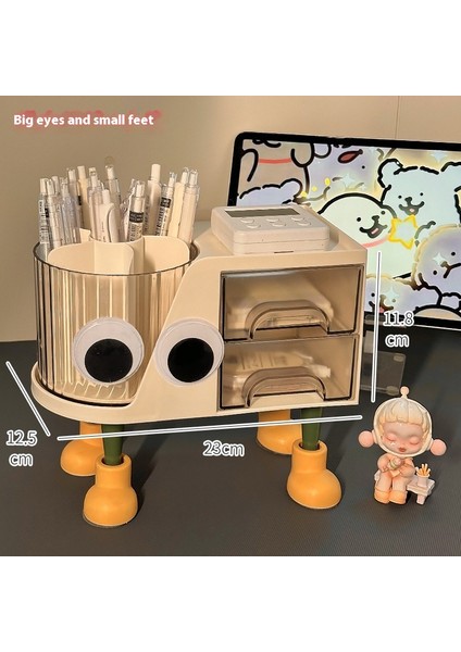 Kalemlik Düzenleyici Ofis Çok Fonksiyonlu Kırtasiye Rafı Akrilik Çekmece Tipi (Yurt Dışından)