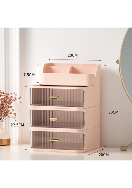 Kırtasiye Kozmetik Düzenleme Rafı Saklama Kutusu Ofis Yatakhane Masası Çeşitli Saklama Dolabı (Yurt Dışından)