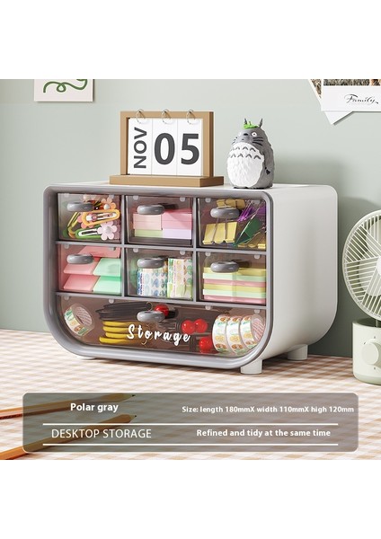 Kırtasiye Kozmetik Düzenleme Rafı Saklama Kutusu Ofis Yatakhane Masası Çeşitli Saklama Dolabı (Yurt Dışından)