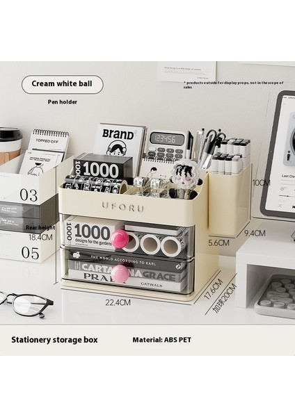 Kırtasiye Kozmetik Düzenleme Rafı Saklama Kutusu Ofis Yatakhane Masası Çeşitli Saklama Dolabı (Yurt Dışından)