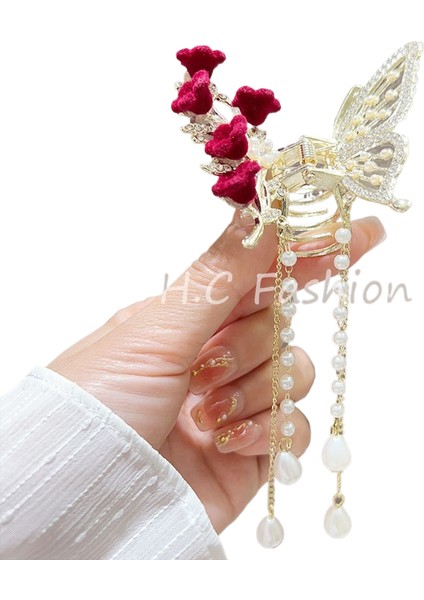 Bükülmüş Klips Başın Arkası Plaka Saç Tek Klips Toka (Yurt Dışından)