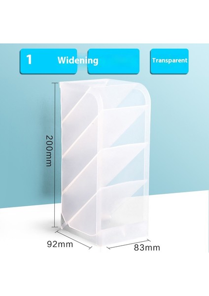 Markör Düzenleyici Eğik Uçlu Kalemlik Çekmeceli Kalem Kutusu (Yurt Dışından)