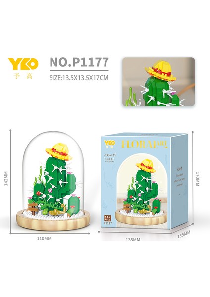 Saksı Yapı Taşı Küçük Pelet Puzzle Kız Serisi Doğum Günü Hediyesi (Yurt Dışından)