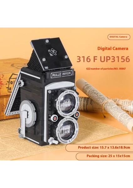 Yeni Retro Kamera Yapı Taşları Birleştirilmiş Yaratıcı Oyuncaklar Hediyeler (Yurt Dışından)