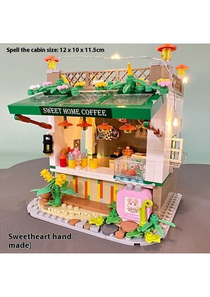 Yeni Yaratıcı Petal Hayvan Kalesi Yapı Taşları Monte Edilmiş Hediye Süs Oyuncakları (Yurt Dışından)