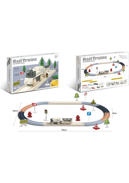 Simülasyon Elektrikli Tren Parça Seti Yüksek Hızlı Tren Oyuncak Modeli (Yurt Dışından)