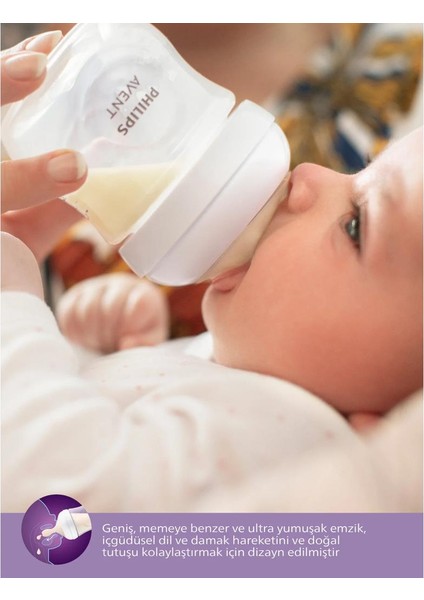 avent Doğal Tepkili Natural Response Pp 2li Biberon Seti 125ML 0+ Ay