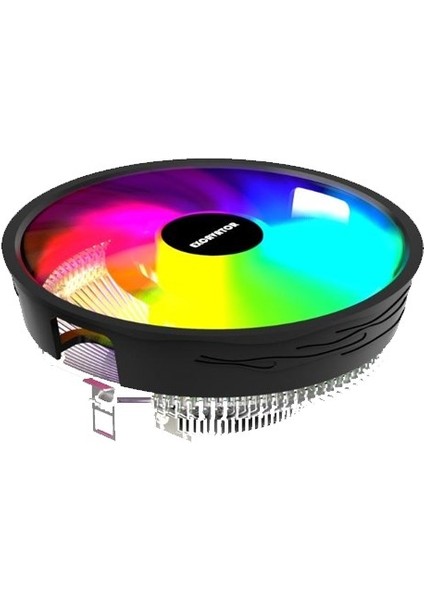 Q5 12CM Am5, Am4, Lga 1851, 1700 Rgb Siyah Hava Soğutucu