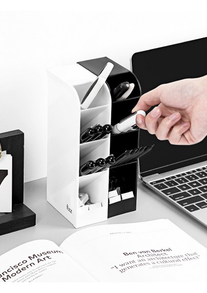 Kırmızı Stil Fizz Yaratıcı Kalem Tutucu 4 Izgara Eğik Masa Düzenleyici Kalem Saklama Kalem Kutusu Kawaii Kırtasiye Ofis Makyaj Saklama Kutusu (Yurt Dışından) modelleri