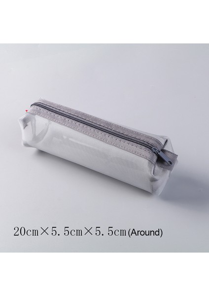 NO.6606 Stili Kawaii Büyük Kapasiteli Kalem Çantaları Şeffaf File Kalem Kutusu Sevimli Kalem Çantaları Kızlar Hediye Okul Malzemeleri Kore Ofis Kırtasiye (Yurt Dışından)