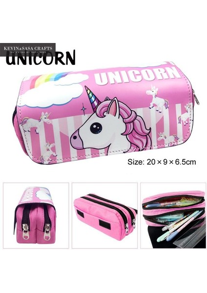 Beyaz Stil Tek Boynuzlu At Büyük Kapasiteli Kalem Kutusu Kılıfı 80 Kalem Tutabilir Unicorn Okul Malzemeleri Kırtasiye Kalemlik Kalem Çantası (Yurt Dışından) fiyatları