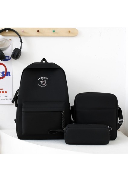 Öğrenci Sırt Çantası Büyük Kapasiteli 3 Parçalı Set (Yurt Dışından)