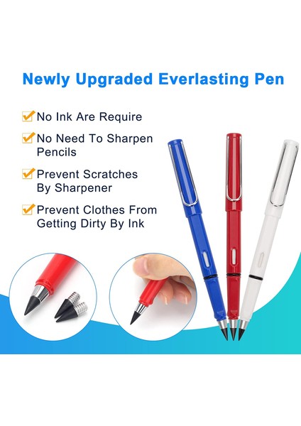 Mavi Set Stili Sonsuz Yazma Kalem Yeni Teknoloji Mürekkepsiz Kalem Sınırsız Yazma Kalem Kawaii Kırtasiye Öğrenci Sanat Malzemeleri (Yurt Dışından) fiyatları