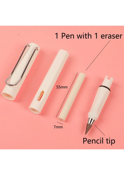 Mavi Set Stili Sonsuz Yazma Kalem Yeni Teknoloji Mürekkepsiz Kalem Sınırsız Yazma Kalem Kawaii Kırtasiye Öğrenci Sanat Malzemeleri (Yurt Dışından) fırsatları