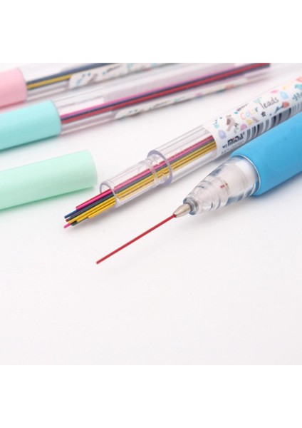 0.7 Siyah Stil Şeffaf Mekanik Kurşun Kalem Otomatik Kalem Siyah Renkli Yedek Çizim Yazma Itme Kalem (Yurt Dışından) modelleri