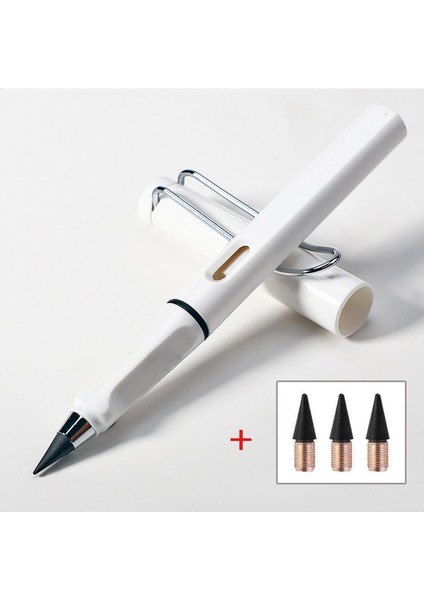 Beyaz Stil Yeni Teknoloji Sonsuz Kalem 3 Yedek Uç Seti Mürekkepsiz Kalem Ofis Okul Malzemeleri Kırtasiye (Yurt Dışından)