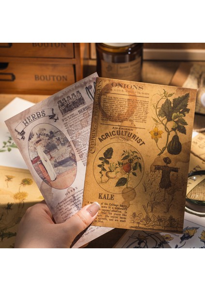 F Stili Dimeets Retro Kağıt Dekoratif Geri Dönüşüm Scrapbooking Koleksiyon Dıy Yaratıcı Günlük Okul Malzemeleri (Yurt Dışından) fiyatları