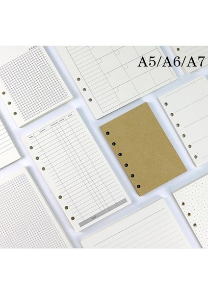 Saklama Çantası 2 Adet Tarzı A5 45 Sayfa Iş A5 A6 Yapraklı Defter Yenile Spiral Bağlayıcı Içindekiler Sayfası Aylık Haftalık Yapılacaklar Listesi(Yurt Dışından)