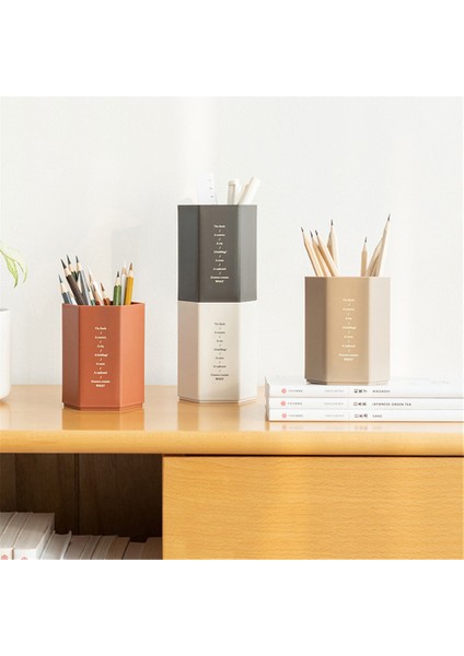 Haki Tarzı Yaratıcı Altıgen Kalemlik Öğrenci Kırtasiye Tutucu Masa Kalemlik Masaüstü Düzenleyici Standı Okul Ofis Kırtasiye Için (Yurt Dışından) fırsatları