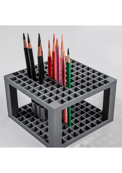 96 Izgara Pembe Stili Kılavuz Çıkarılabilir Kalem Tutucu Suluboya Yağlı Boya Kalemlik Fırça Standı Organizer Okul Kırtasiye (Yurt Dışından) indirimleri